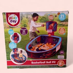 Play Day Toddler Unisex Basketball Ball Pit Brand New in Box